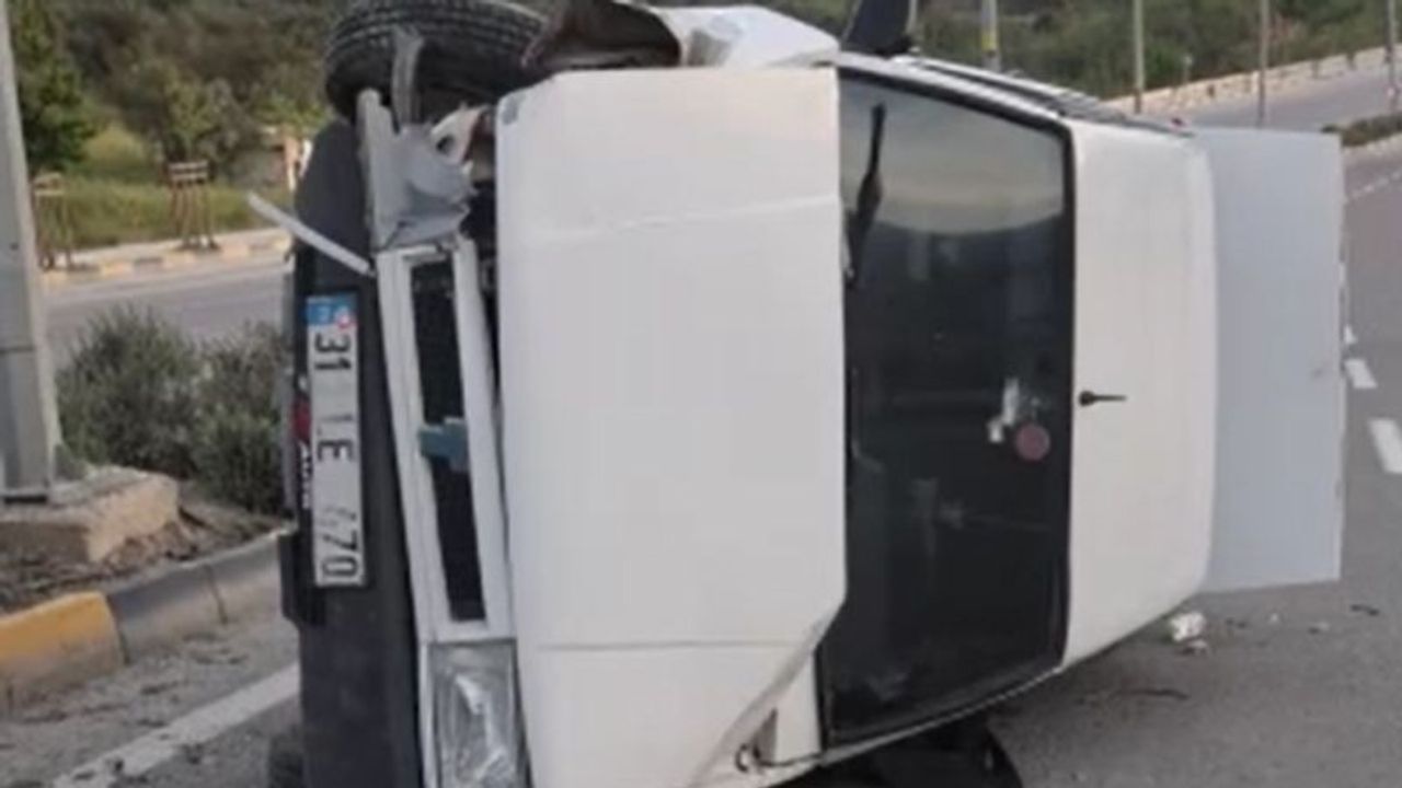 Antakya Günyazı'da Korkutan Kaza!