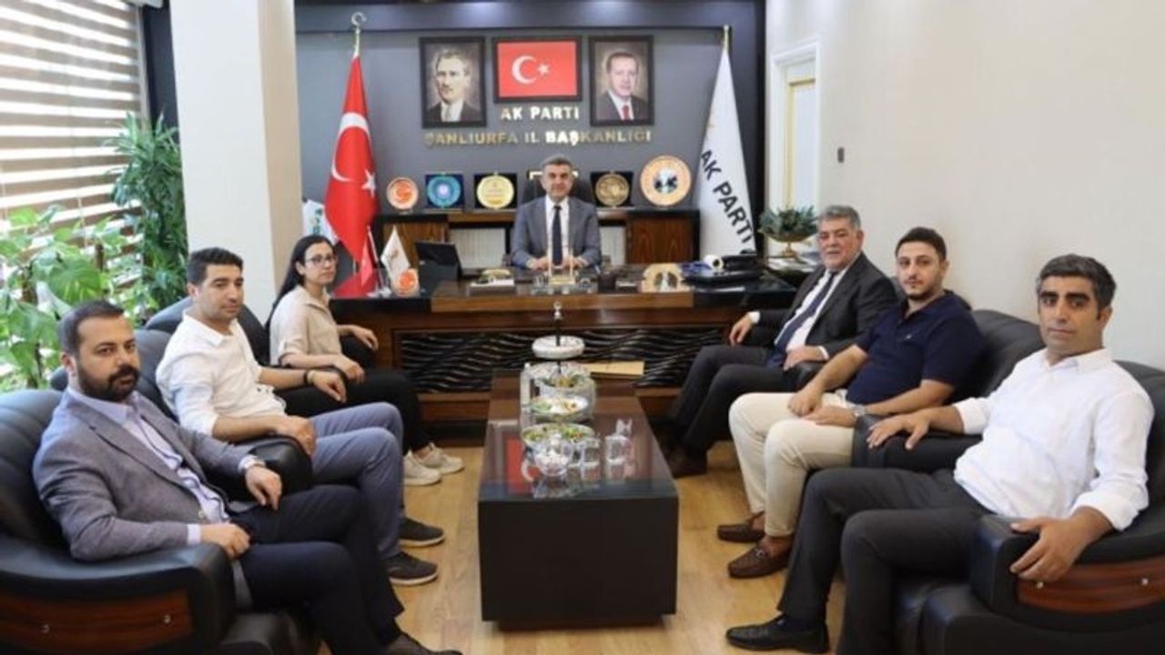 Şanlıurfa'da Hukukçular AK Parti İl Başkanlığı ile Görüştü