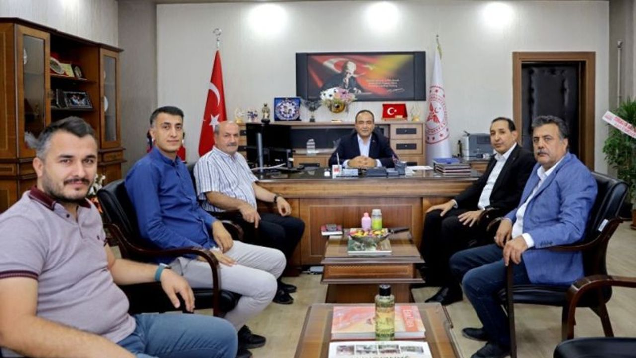 MHP İl Başkanı ve Türk Sağlık-Sen Şube Başkanı’ndan İl Sağlık Müdürü Erhan Berk’e Ziyaret