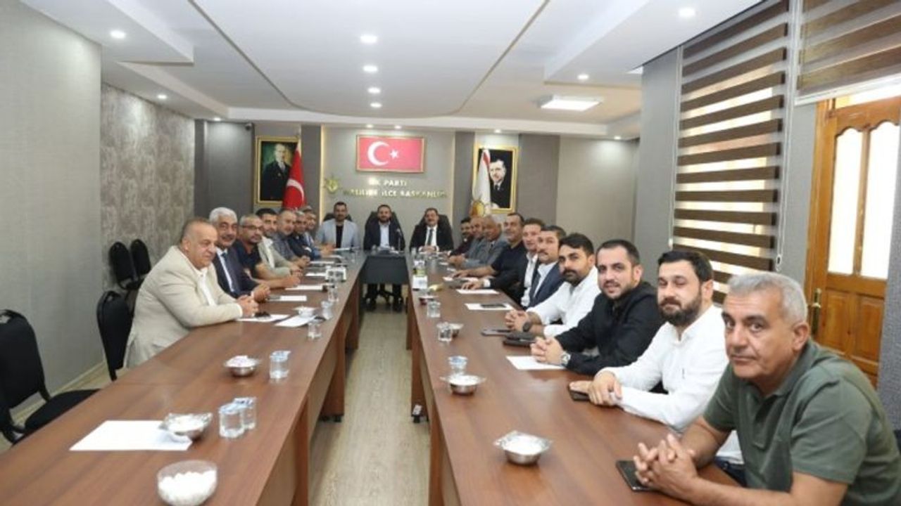 Haliliye'de Belediye Meclis Toplantısı Öncesi Değerlendirme Toplantısı Yapıldı