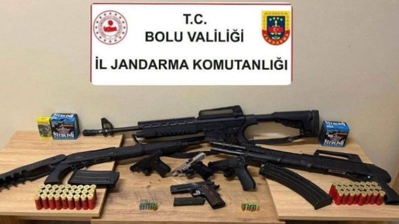 Düğünde Silah Skandalı: Bolu’da 7 Silah Ele Geçirildi