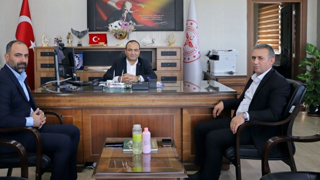 AK Parti Siverek İlçe Başkanı Özeyranoğlu’ndan İl Sağlık Müdürü Berk’e Ziyaret