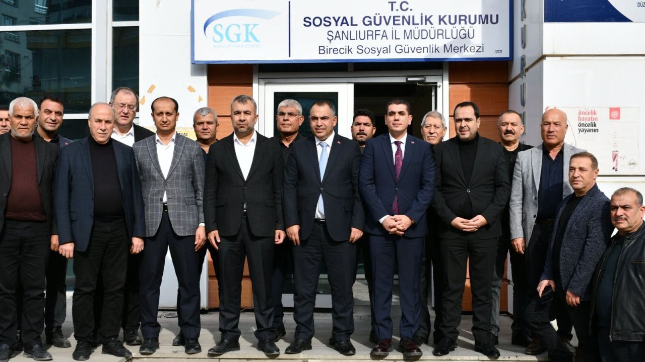 Birecik Belediye Başkanı Mehmet Beğit’ten Kaymakam Mustafa Gürbüz’e Ziyaret