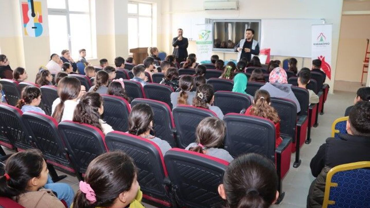 Şanlıurfa Karaköprü’de Öğrencilere İklim Değişikliği Eğitimi!