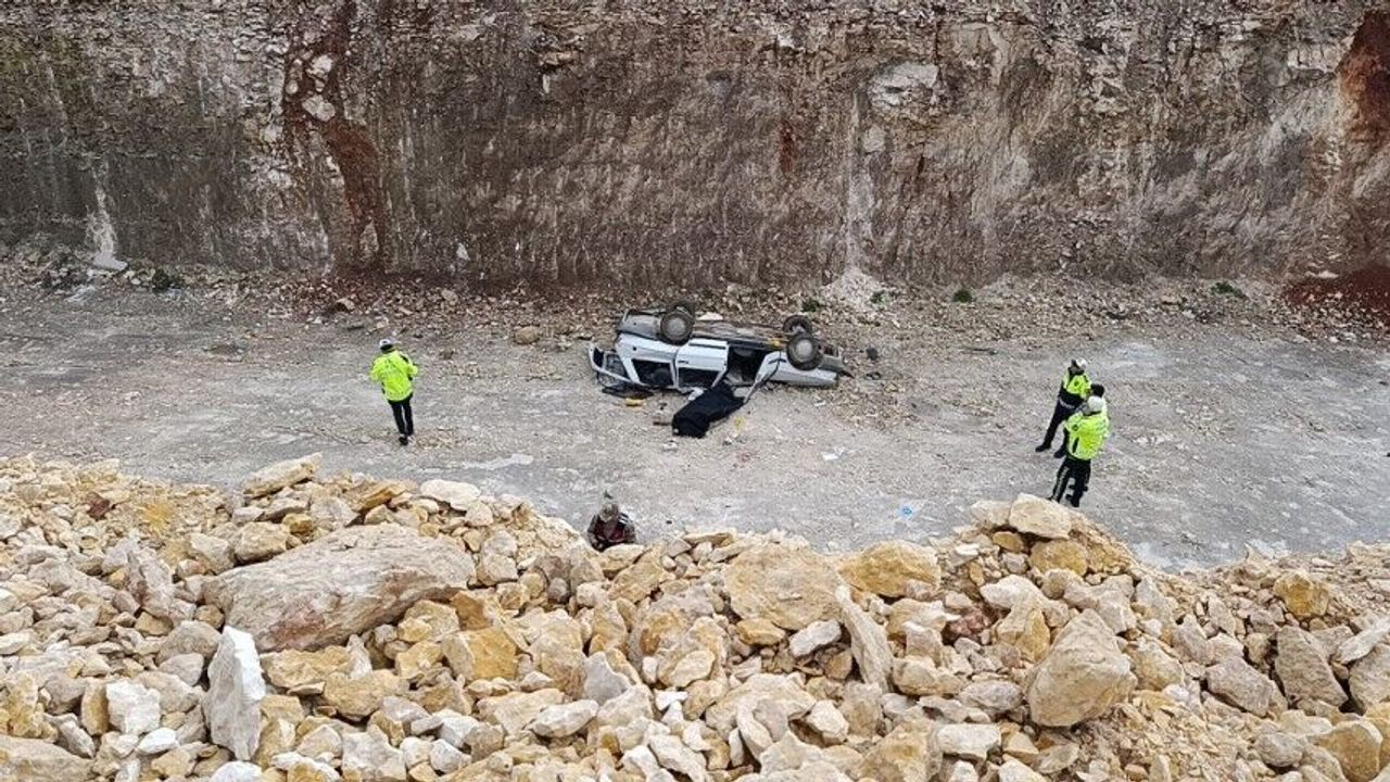 Şanlıurfa’da Dehşet Anları! Araç 10 Metre Derinliğe Düştü