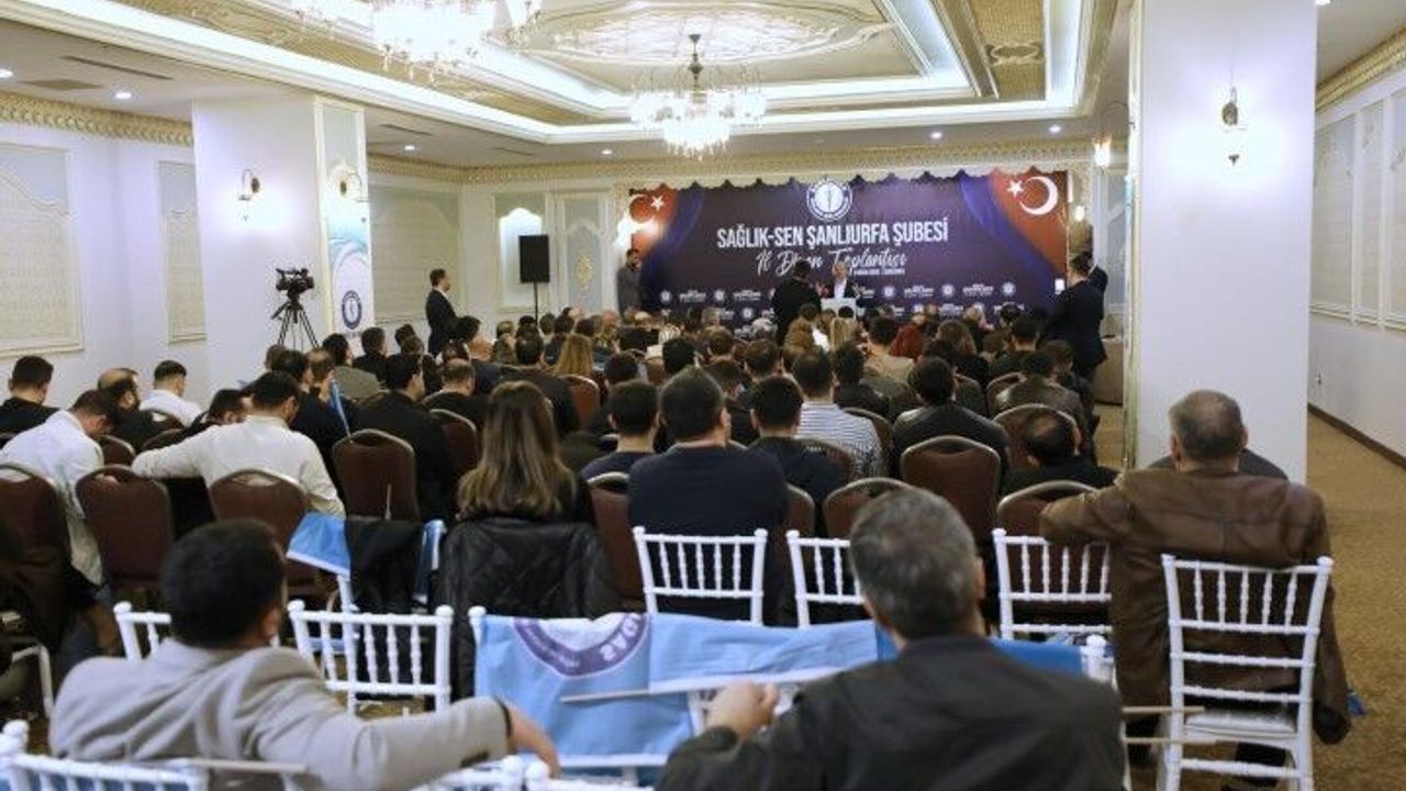 Sağlık-Sen Şanlıurfa’da İl Divan Toplantısı Coşkuyla Yapıldı