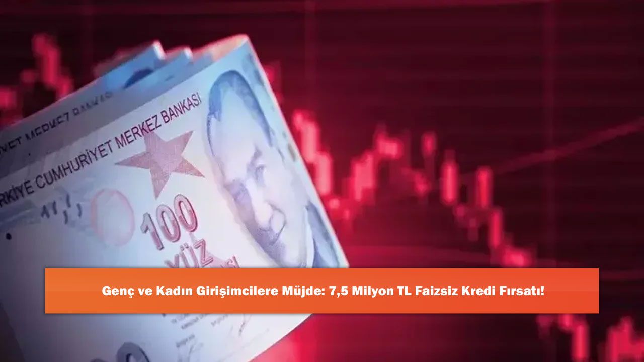 Genç ve Kadın Girişimcilere Müjde: 7,5 Milyon TL Faizsiz Kredi Fırsatı!