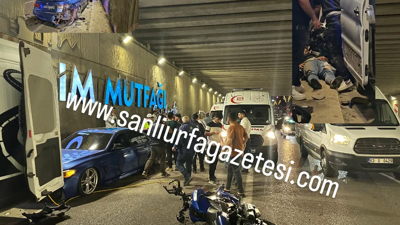 Şanlıurfa’da Zincirleme Kaza: 7 Araç Birbirine Girdi, 4 Yaralı