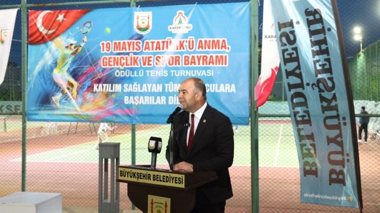 Şanlıurfa’da 19 Mayıs Tenis Turnuvası Nefes Kesti