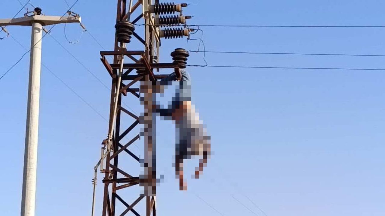 Şanlıurfa’da Elektrik Direğinde Akıma Kapılan İşçi