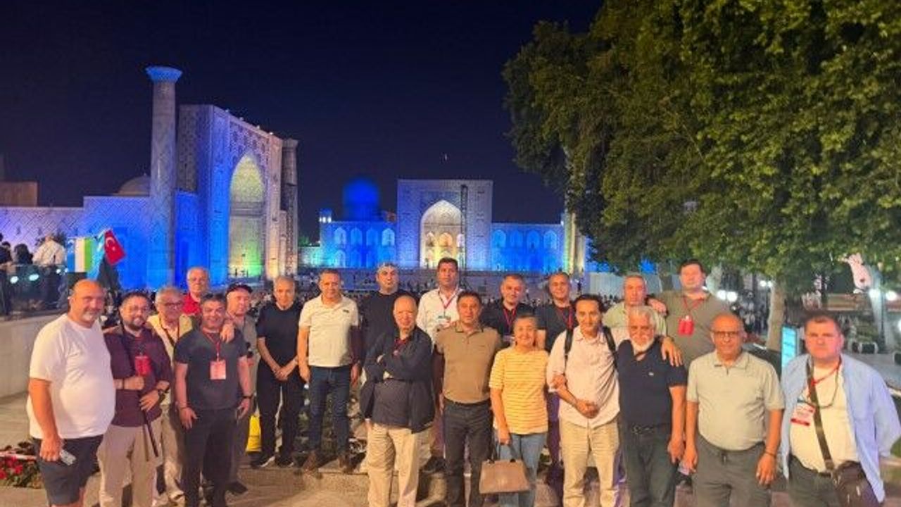 KGK üyesi Türk gazeteciler Ata yurdu Özbekistan’ı keşfettile