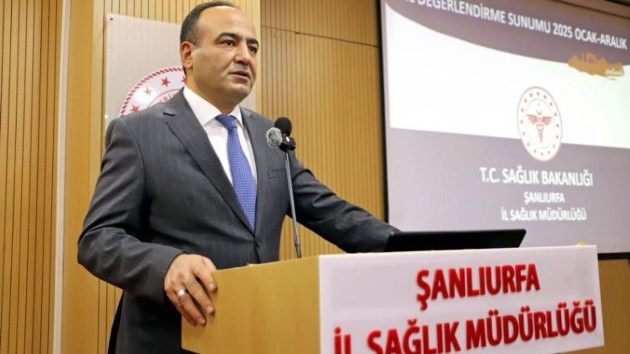 Şanlıurfa İl Sağlık Müdürü Erhan Berk Doçentlik Un