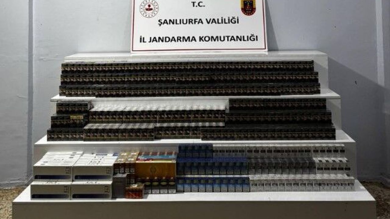 Şanlıurfa'da Kaçak Tütün ve Sigara Operasyonu: 22 