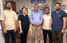Sağlık-Sen Şube Başkanı Yabir Sahada: Meslektaşlarıyla Bir Araya Geldi