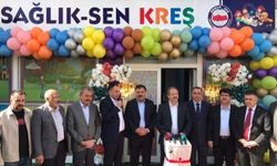 Sağlık ve Sosyal Hizmet Çalışanları Sendikası'nın ilk kreşi Şanlıurfa'da açıldı (Video)