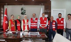 Kızılay'dan Karaköprü Belediye Başkanı Çiftçi'ye ziyaret