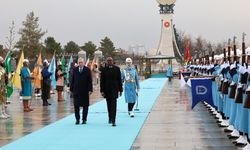 Cumhurbaşkanı Erdoğan, Ruanda Cumhurbaşkanı Kagame"yi resmi törenle karşıladı