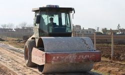 Yardımcı İle Harran Grup Yolu Karayolları Standartlarına Getiriliyor (video)