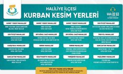 Şanlıurfa Haliliye’de Kurban Satış ve Kesim Noktaları Açıklandı!