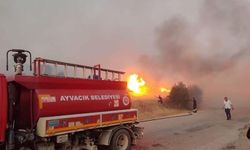Çanakkale’de Korkutan Yangın!