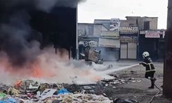 Şanlıurfa Haliliye Kamberiye Mahallesi’nde Atık Yangını Korkuttu