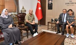 15 Temmuz Şehidi Halil İbrahim Yıldırım’ın Ailesinden Şanlıurfa Valisi Hasan Şıldak’a Ziyaret