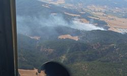 Ormanlık Alanda Yangın Paniği: Helikopter Bölgeye Sevk Edildi!