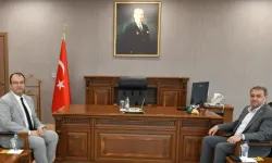 Şanlıurfa Valisi Hasan Şıldak'tan Eyyübiye Kaymakamı Yusuf Turan'a Ziyaret