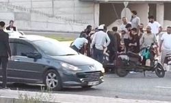 Şanlıurfa Eyyübiye’de Motor ve Otomobil Çarpıştı!