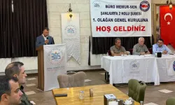 Büro Memur-Sen Şanlıurfa 2 No’lu Şubesi’nde Güner Akdoğan Başkan Seçildi