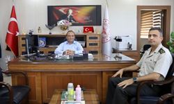 Askerlik Şubesi Başkanı Binbaşı Bal'dan Sağlık Müdürü Berk’e Ziyaret