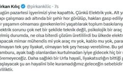 Mimarlar Odası Şube Başkanı Kılıç’tan Elektrik Kesintilerine Tepki