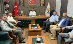 Haliliye AK Parti İlçe Başkanlığına Viranşehir Teşkilatından Ziyaret