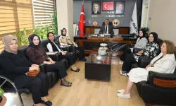 AK Parti Kadın Kolları Heyetinden İl Başkanlığına Ziyaret