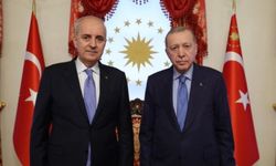Cumhurbaşkanı Erdoğan, TBMM Başkanı Kurtulmuş’u Dolmabahçe’de Kabul Etti!