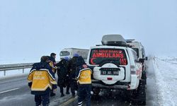 Şanlıurfa'da Kar Yağışı ve Tipi Nedeniyle Paletli Ambulanslar Devrede!