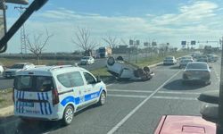 Şanlıurfa Yolu Üzerinde Takla Atan Otomobilde 1 Yaralı