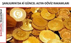 Şanlıurfa’da 24 Mayıs 2025 Altın ve Döviz Fiyatları