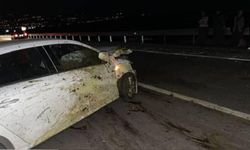 Elazığ’da Otomobil Koyun Sürüsüne Daldı!
