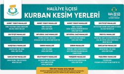 Şanlıurfa Haliliye’de Kurban Satış ve Kesim Noktaları Açıklandı!
