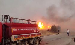Çanakkale’de Korkutan Yangın!