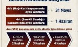 Haziran Emekli Maaşları Öne Çekildi: İşte Yeni Tarih