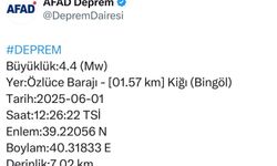 Kiğı’da 4,4 Büyüklüğünde Deprem!