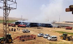 Şanlıurfa Yusuf Köyü'nde Saman Yangını: 8 Araçla Müdahale