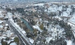 Şanlıurfa’da Kar Güzelliği Dronla Görüntülendi!