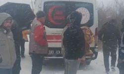Şanlıurfa Siverek’te Kar Altında Zorlu Hasta Taşıma Operasyonu!
