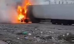 Birecik'te Alev Alan Tır Patladı: O Anlar Kameraya Yansıdı