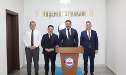 Kaymakamlar, Viranşehir Kaymakamı Kemal Ülkü’yü Ziyaret Etti