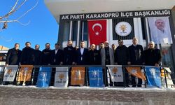 AK Parti İl Başkanı Günbeği, Karaköprü İlçe Binasını Ziyaret Etti