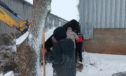 Şanlıurfa Siverek’te Yoğun Kar Çatıları Çökertti!